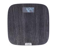 Adler AD 8192 Báscula de Baño Digital, pantalla LCD Grande, plataforma PVC 31 x 31 cm acabado efecto madera, sensores avanzados