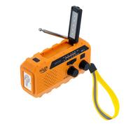 Radio Solar Recargable de Emergencia con Dinamo FM AM, Portátil, Cargador USB C