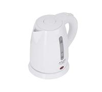 Adler AD1272 Hervidor de Agua Eléctrico 1 Litro, Recipiente sin BPA, Resistencia Oculta, Apagado Automático al Alcanzar la Ebullición, Inalámbrico 360º sin Cable, 1600W, Blanco