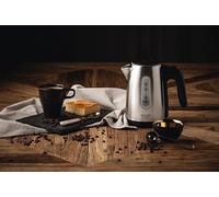Adler ad1273 hervidor de agua eléctrico 1 litro, acero inoxidable sin