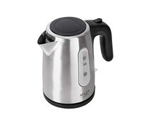 Adler AD1273 Hervidor de Agua Eléctrico 1 Litro, Acero Inoxidable sin BPA, Apagado Automático, Inalámbrico 360º sin Cable, Resistencia Oculta, 1200W