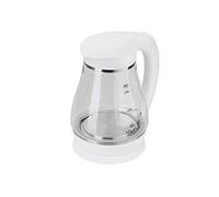 Adler AD1274B Hervidor de Agua Eléctrico de Cristal 1,7 Litros, Vidrio sin BPA, Retroiluminado, Apagado Automático, Inalámbrico 360º sin Cable, 2200W