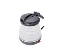 Adler AD1279 Hervidor de Agua Eléctrico Plegable, Resistencia Oculta, Tapa automática, Silicona, 0,6 Litros, 750W, Libre de BPA, Blanco