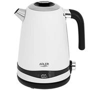 Adler ad1295w hervidor agua eléctrico, vintage, 1,7 l, sin bpa, panta
