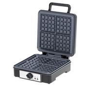 Adler Ad3049 Gofrera Eléctrica Profesional 4 Gofres Grandes, Placas Antiadherentes, Regulador Temper