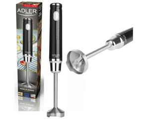 Adler AD4617Gr Batidora de Mano Eléctrica, 350W, Silencioso, Acero Inoxidable
