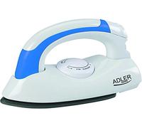 Adler AD5015 - Plancha de Viaje con mango plegable, ligera y pequeña, suela NON-STICK , ajuste temperatura, 700W