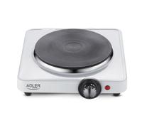 Adler Cocina Eléctrica 1 Quemador 1500W Blanca