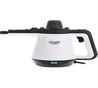 Adler AD7038 Vaporeta Limpiador Vapor a Presión, Desinfección Portátil, Caudal Vapor 44 g/min, 450ml, 12 Accesorios Limpieza Hogar Tapicería, Colchón, Sofás, Asientos Coche, Suelos, 2000W