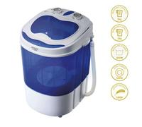 Adler AD 8051 lavadora Carga superior 3 kg Azul, Blanco