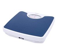 Adler AD8151B Báscula de Baño Mecánica, Profesional, 130 Kg, Gran precisión, Superficie Antideslizante, Fácil de usar, Azul, sin Pilas
