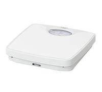 Adler AD8151W Báscula de Baño Analógica Mecánica, Profesional 130 Kg, Gran Precisión, Superficie Antideslizante, no Digital, Fácil de Usar, sin Pilas, Metal