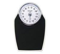 ADLER EUROPE Báscula de Baño Analógica Mecánica, Profesional 150 Kg | Gran Precisión, Superficie Antideslizante, no Digital, Fácil de Usar, sin Pilas, Metal