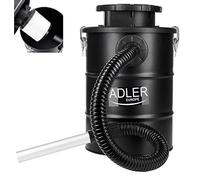 Adler Aspirador de Cenizas, Filtro HEPA, Manguera ignífuga, 1000 W, 18 litros, Aspirador de Chimenea, Aspirador de Horno, aspiradora para Barbacoa, aspiradora, Escoba Cenizas, aspiradora de carbón