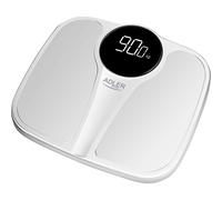 Adler Báscula Baño Digital 180 Kg Blanco Sc1124 W 1 ud