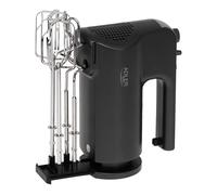 Adler Batidora de Mano Eléctrica AD 4230, 5 Velocidades, Turbo, con 4 Accesorios de Acero Inoxidable, Color Negro