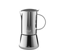 Adler Cafetera espresso - 800W, 4 tazas