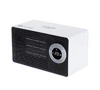ADLER Calefactor cerámico de 1000 W, temporizador de hasta 8 horas, color gris