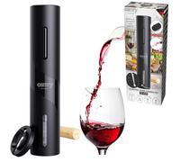 ADLER Camry - Abridor de vino eléctrico, funciona con pilas, incluye accesorios
