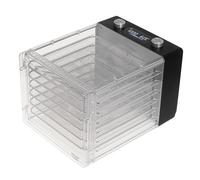 Adler Deshidratador de Alimentos Digital AD 6660, 6 Bandejas de Malla, Ventilador de Circulación, Pantalla LCD, Control de Temperatura y Tiempo