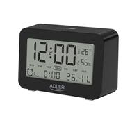 Adler Despertador a Pilas, 3 horarios de Alarma, Pantalla iluminada