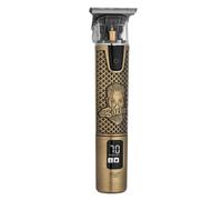 ADLER EUROPE AD 2970 - Recortadora profesional de barbero - Hoja de cerámica móvil con pantalla LED, USB-C, 180 min