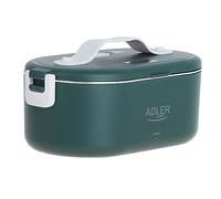 Adler Europe AD 4505 - Fiambrera eléctrica (0,8 L, mantiene las comidas hasta 70 °C, potencia nominal: 45-55 W, 220-240 V ~ 50/60 Hz, color verde)