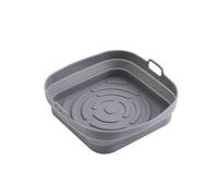ADLER EUROPE AD 6735 Forro de silicona para freidoras de aire caliente, cuadrado, 19,7 cm, reutilizable, silicona sin BPA de calidad alimentaria
