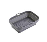 ADLER EUROPE AD 6736 Rectangular de silicona para freidoras de aire caliente, 19,8 cm x 13,1 cm, reutilizable, silicona de grado alimenticio sin BPA