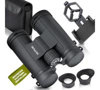 Adler Focus Prismáticos 10 x 42 para adultos, tecnología Eagle Eye, 18 mm HD ocular, BAK4+FMC, para usuarios de gafas, viajes, senderismo, caza, perfecto para personas con gafas