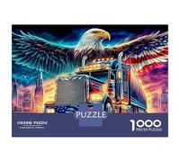 Adler Patriot 1000 Piezas Rompecabezas Creativo Actividades Familiares Adler über Der Stadt Jigsaw Juegos Educativos para Adultos 70x50cm/1000pcs