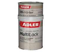 ADLER Pintura para azulejos de poliuretano 2K, blanco mate, RAL9016 blanco tráfico, 1 kg, incluye endurecedor, pintura para azulejos con excelentes propiedades adhesivas para diversas superficies,