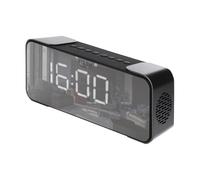 Adler Reloj Despertador inalámbrico con Radio, Bluetooth v5.0, Entrada AUX