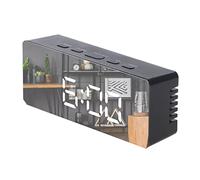 Adler Reloj Despertador visualización de Fecha y Temperatura Ambiente
