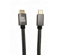 adlonim Cable mini Displayport a Mini HDMI 8K unidireccional de 6 pies, no | Cable Mini DP a Mini HDMI de 8K a 60Hz para MacBook, iMac, Surface Dock a monitor portátil, TV, proyector