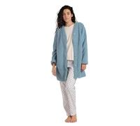 ADMAS BATA CALENTITA MANGA LARGA CON BOTONES PARA MUJER