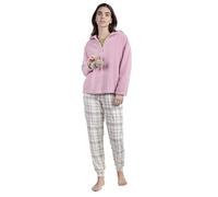 ADMAS Bata Manga Larga Calentita Smile Everyday para Mujer