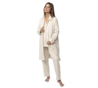 ADMAS CLASSIC Bata Manga Larga Botones Organic Dots para Mujer