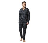 ADMAS Classic Pijama Manga Larga Abierto Classic Tie para Hombre