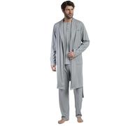 ADMAS HOME Bata Manga Larga Canalé Supersoft para Hombre