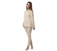 ADMAS Home Pijama Manga Larga Canalé Supersoft para Mujer
