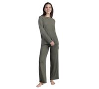 ADMAS Home Pijama Manga Larga Canalé Tracksuit para Mujer