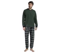 ADMAS MAGNIFIC Pijama Manga Larga Pico Smeraldo para Hombre