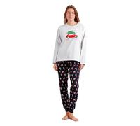 ADMAS Pijama DE Punto Manga Larga para Mujer