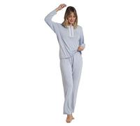 ADMAS Pijama DE Punto Manga Larga para Mujer