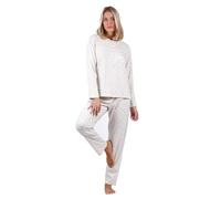 ADMAS Pijama DE Punto Manga Larga para Mujer