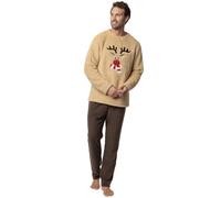 ADMAS Pijama Manga Larga Calentito Reindeer para Hombre