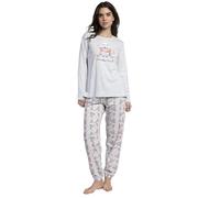ADMAS Pijama Manga Larga Winter Owl para Mujer