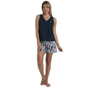 ADMAS Pijama Mujer Verano 100% Algodón - Pijama Sin Mangas para Mujer - Pantalón Corto con Cinturilla Ajustable Estampado, 100% Algodón, Tejido Suave