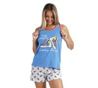 ADMAS Pijama Sin Mangas Big Steps para Mujer